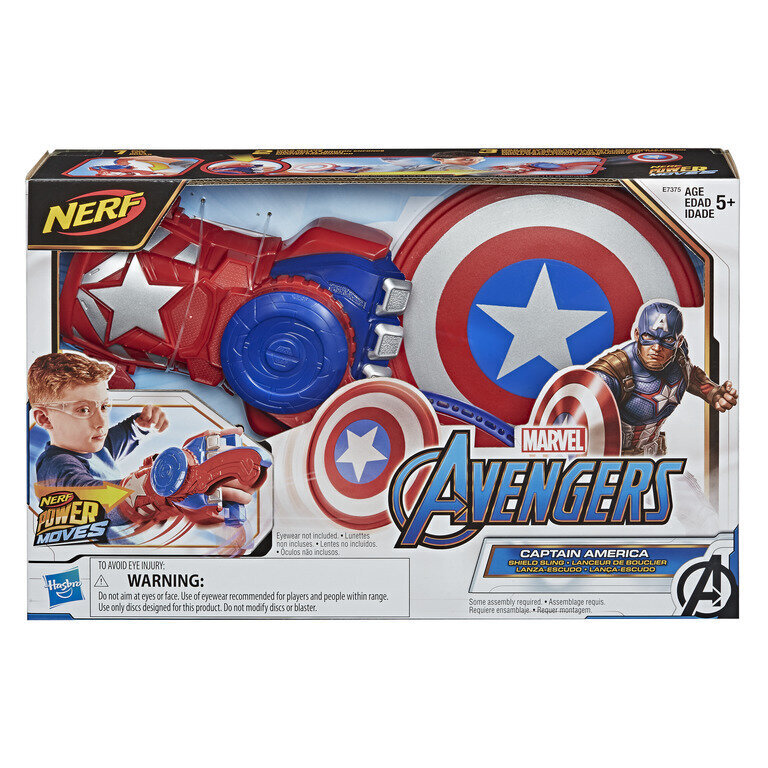 Žaidimas berniukams Nerf Marvel Avengers Captain America kaina ir informacija | Žaislai berniukams | pigu.lt