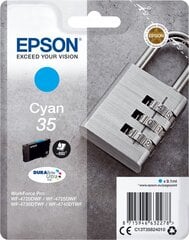 EPSON SINGLEPACK CYAN 35 цена и информация | Картриджи для струйных принтеров | pigu.lt