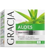 Drėkinamasis kremas nuo raukšlių Gracja Aloes, 50 ml kaina ir informacija | Veido kremai | pigu.lt