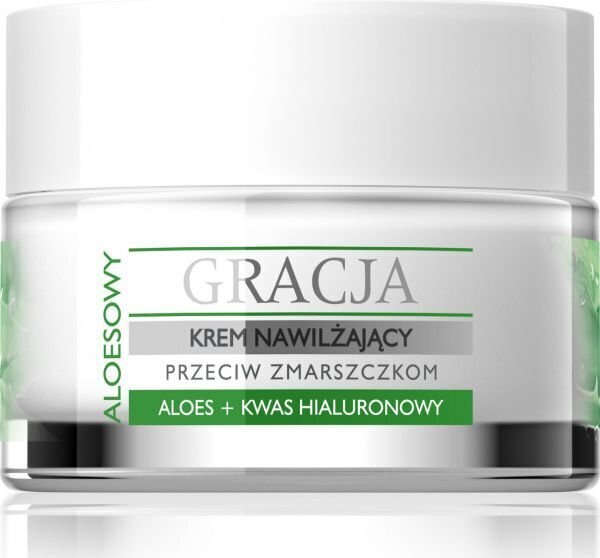 Drėkinamasis kremas nuo raukšlių Gracja Aloes, 50 ml цена и информация | Veido kremai | pigu.lt