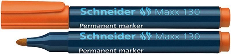 Žymeklis Schneider 130 permamentinis 1-3 mm, oranžinis kaina ir informacija | Rašymo priemonės | pigu.lt