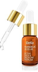 Сыворотка для лица с миндальной кислотой Delia Cosmetics, 10 мл цена и информация | Сыворотки для лица, масла | pigu.lt