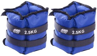 Svoriai rankoms ir kojoms Eb Fit, 2x2.5 kg kaina ir informacija | Svoriai, svarmenys, štangos | pigu.lt