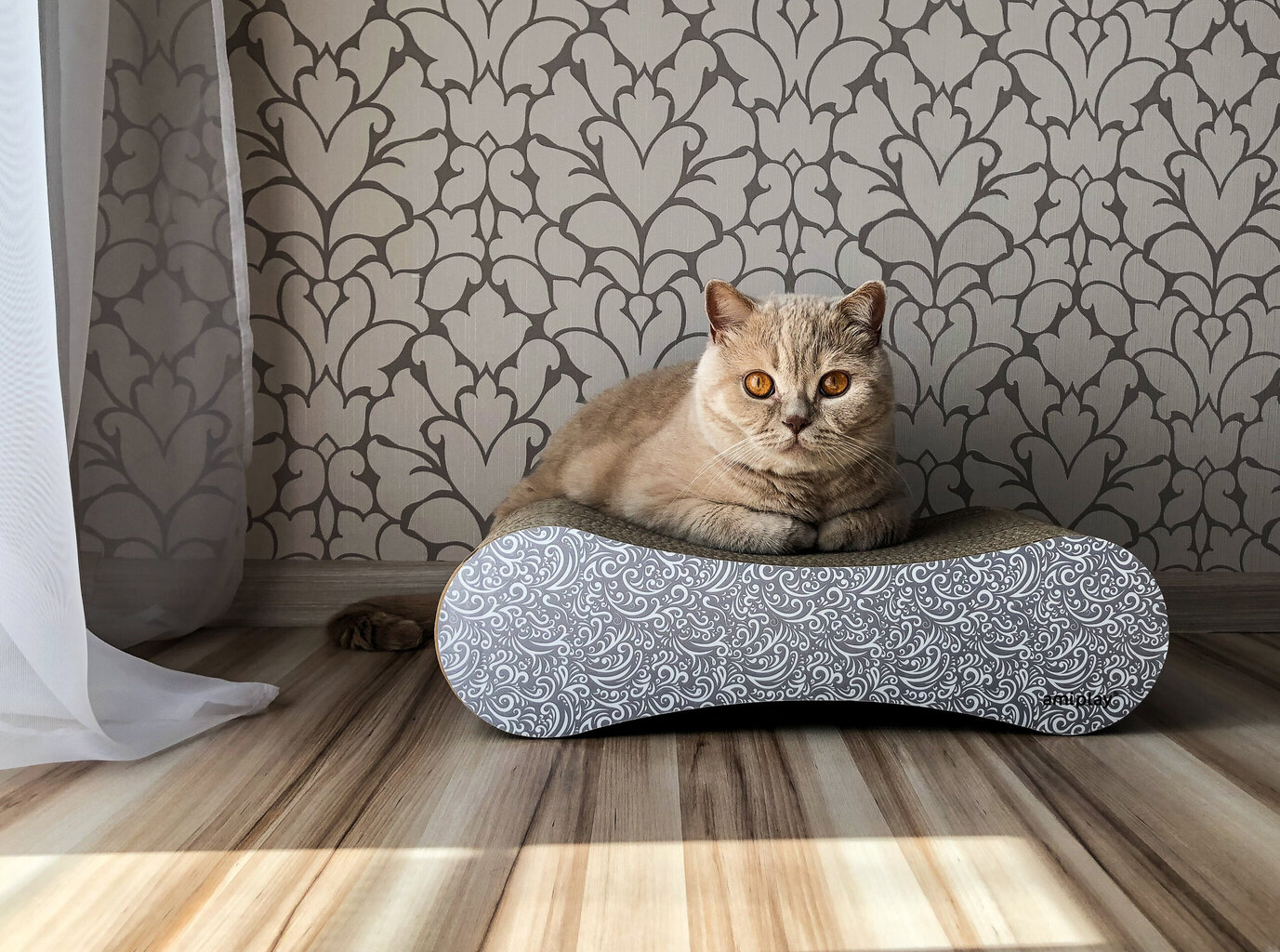 Amiplay draskyklė katėms Idea Grey, 46x20x13 cm цена и информация | Draskyklės | pigu.lt