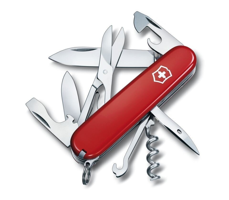 Lenktinis peilis Victorinox Climber kaina ir informacija | Turistiniai peiliai, daugiafunkciniai įrankiai | pigu.lt