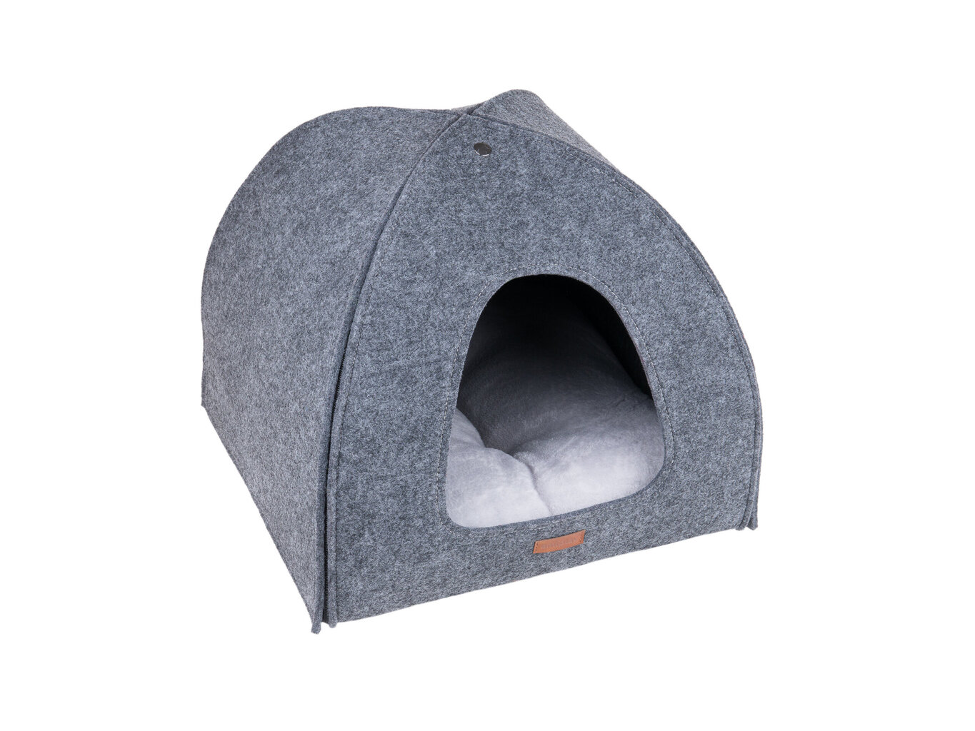 Amiplay guolis-būda Igloo Grey, 38x38x38 cm kaina ir informacija | Guoliai, pagalvėlės | pigu.lt