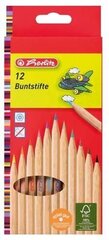 Spalvoti pieštukai Herlitz Natura 12 vnt. kaina ir informacija | Piešimo, tapybos, lipdymo reikmenys | pigu.lt