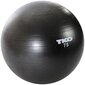 Gimnastikos kamuolys TKO 75 cm, juodas kaina ir informacija | Gimnastikos kamuoliai | pigu.lt
