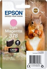 Картридж с оригинальными чернилами Epson 378 Розовый цена и информация | Картриджи для струйных принтеров | pigu.lt