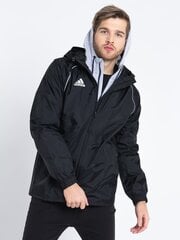 Adidas Куртки Core18 Rn Jkt, чёрная цена и информация | Мужские куртки | pigu.lt