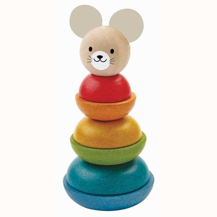 Piramidė PlanToys "Stacking Ring" kaina ir informacija | Žaislai kūdikiams | pigu.lt