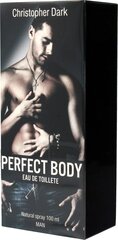 Туалетная вода Christopher Dark Perfect Body EDT для мужчин, 100 мл цена и информация | Мужские духи | pigu.lt