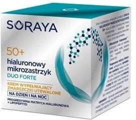 Дневной и ночной крем Soraya Hyaluronic Duo Forte 50+, 50 мл цена и информация | Кремы для лица | pigu.lt