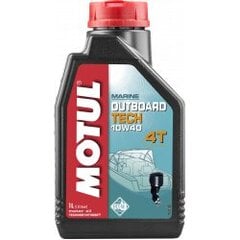 Масло MOTUL OUTBOARD TECH 4T 10W40 1л цена и информация | Другие масла | pigu.lt