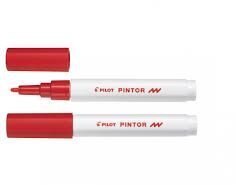 Маркер Pilot Pintor, красный цвет цена и информация | Канцелярские товары | pigu.lt