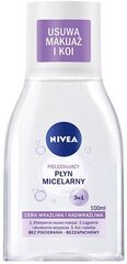 Мицеллярная вода Nivea Caring 3in1, 100 мл цена и информация | Средства для очищения лица | pigu.lt