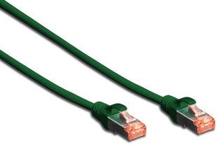 Digitus DK-1644-0025-G-10, RJ45, 0.25 m kaina ir informacija | Kabeliai ir laidai | pigu.lt