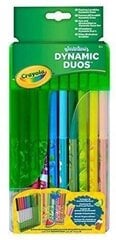 Flomasteriai Crayola Dynamic Duos 268846 kaina ir informacija | Rašymo priemonės | pigu.lt