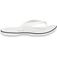 Crocs™ женские тапочки  CROCBAND FLIP, белые цена и информация | Тапочки женские | pigu.lt