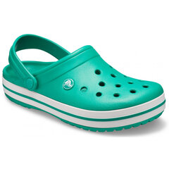 Crocs™ vyriškos šlepetės Crocband™, žalios kaina ir informacija | Vyriškos šlepetės, basutės | pigu.lt