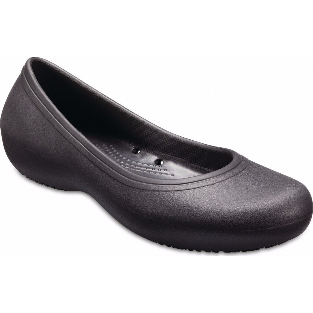 Crocs™ moteriški bateliai Kadee II Work Flat, juodi kaina | pigu.lt