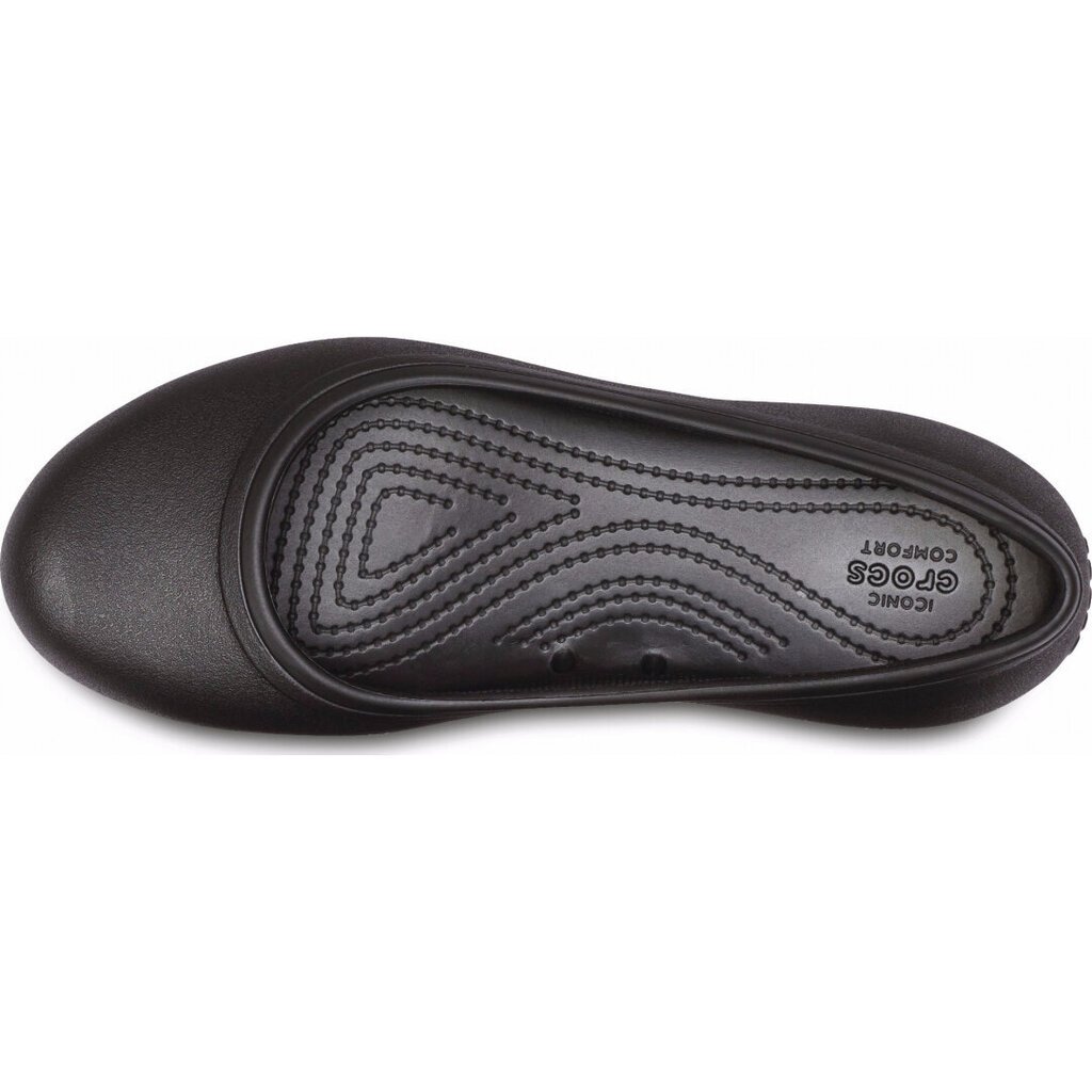 Crocs™ moteriški bateliai Kadee II Work Flat, juodi kaina ir informacija | Bateliai moterims  | pigu.lt