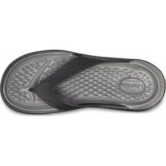 Crocs™ unisex šlepetės LiteRide Flip, juodos kaina ir informacija | Šlepetės moterims | pigu.lt