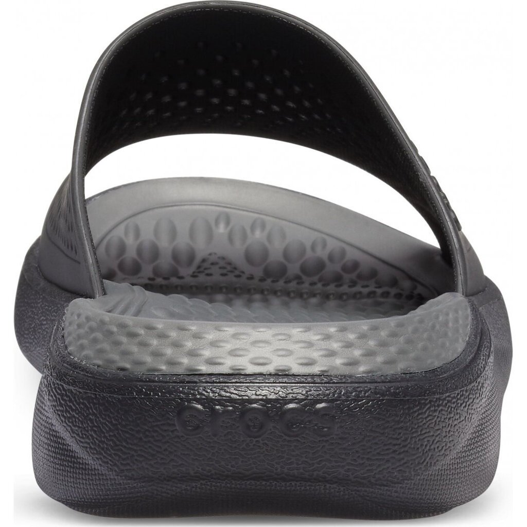 Crocs™ moteriškos šlepetės LiteRide Slide, juodos kaina ir informacija | Šlepetės moterims | pigu.lt