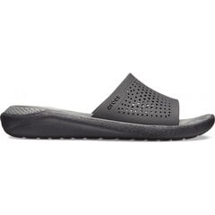 Crocs™ moteriškos šlepetės LiteRide Slide, juodos kaina ir informacija | Šlepetės moterims | pigu.lt