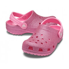 Crocs™ batai Kids' Classic Glitter Clog kaina ir informacija | Guminės klumpės vaikams | pigu.lt