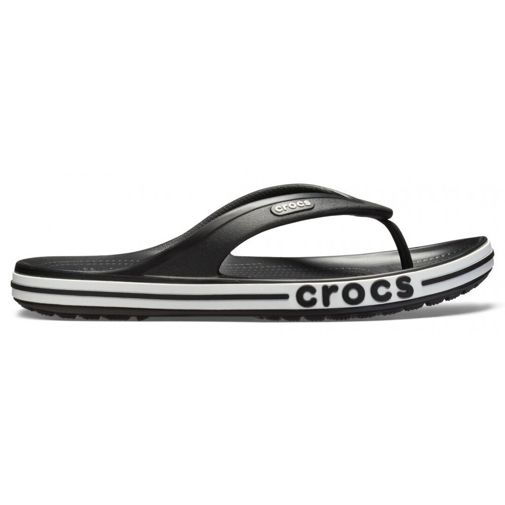 Crocs™ moteriškos šlepetės Bayaband Flip, juodos цена и информация | Šlepetės moterims | pigu.lt