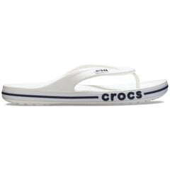 Crocs™ moteriškos šlepetės Bayaband Flip, baltos kaina ir informacija | Šlepetės moterims | pigu.lt