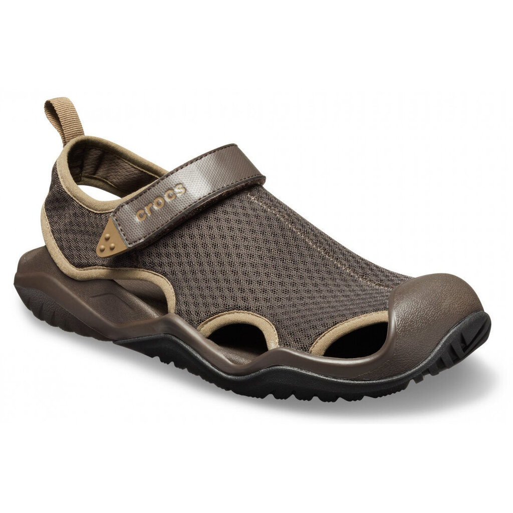 Crocs™ basutės Swiftwater Mesh Deck Sandal Men's kaina ir informacija | Vyriškos šlepetės, basutės | pigu.lt