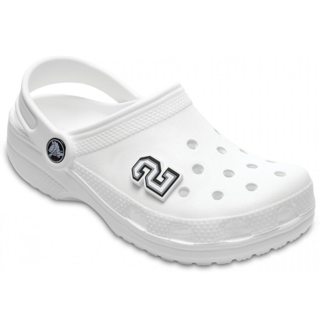 Ženkliukas klumpėms Crocs™ Crocs JIBBITZ B&W NUMBER 2 kaina ir informacija | Guminės klumpės vaikams | pigu.lt