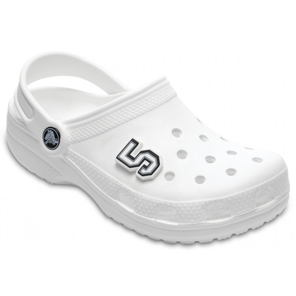 Ženkliukas klumpėms Crocs™ Crocs JIBBITZ B&W NUMBER 5 kaina ir informacija | Guminės klumpės vaikams | pigu.lt