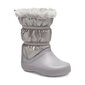 Aulinukai mergaitėms Crocs™ Crocband LodgePoint Metallic Boot Girl's kaina ir informacija | Aulinukai vaikams | pigu.lt