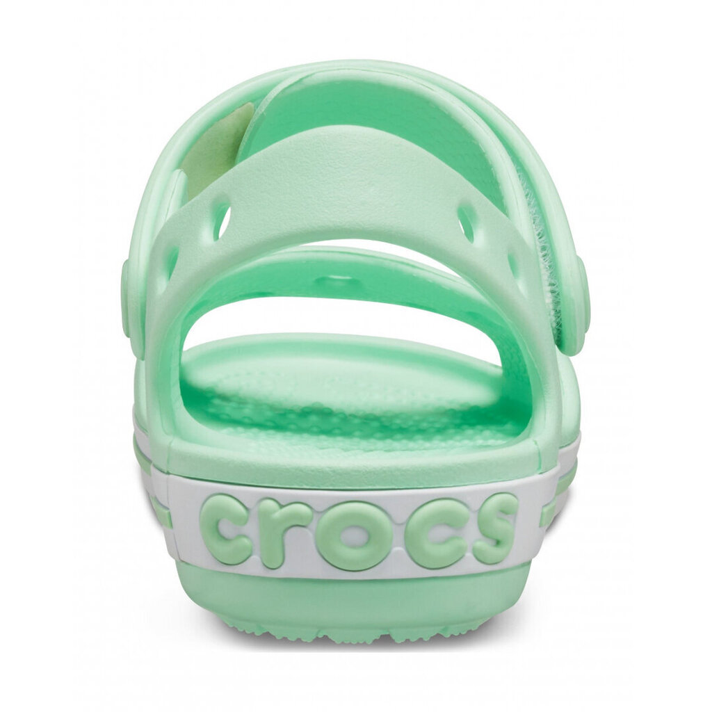 Crocs™ basutės mergaitėms Crocband Sandal Kids, žalios kaina ir informacija | Basutės vaikams | pigu.lt