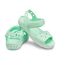 Crocs™ basutės mergaitėms Crocband Sandal Kids, žalios kaina ir informacija | Basutės vaikams | pigu.lt