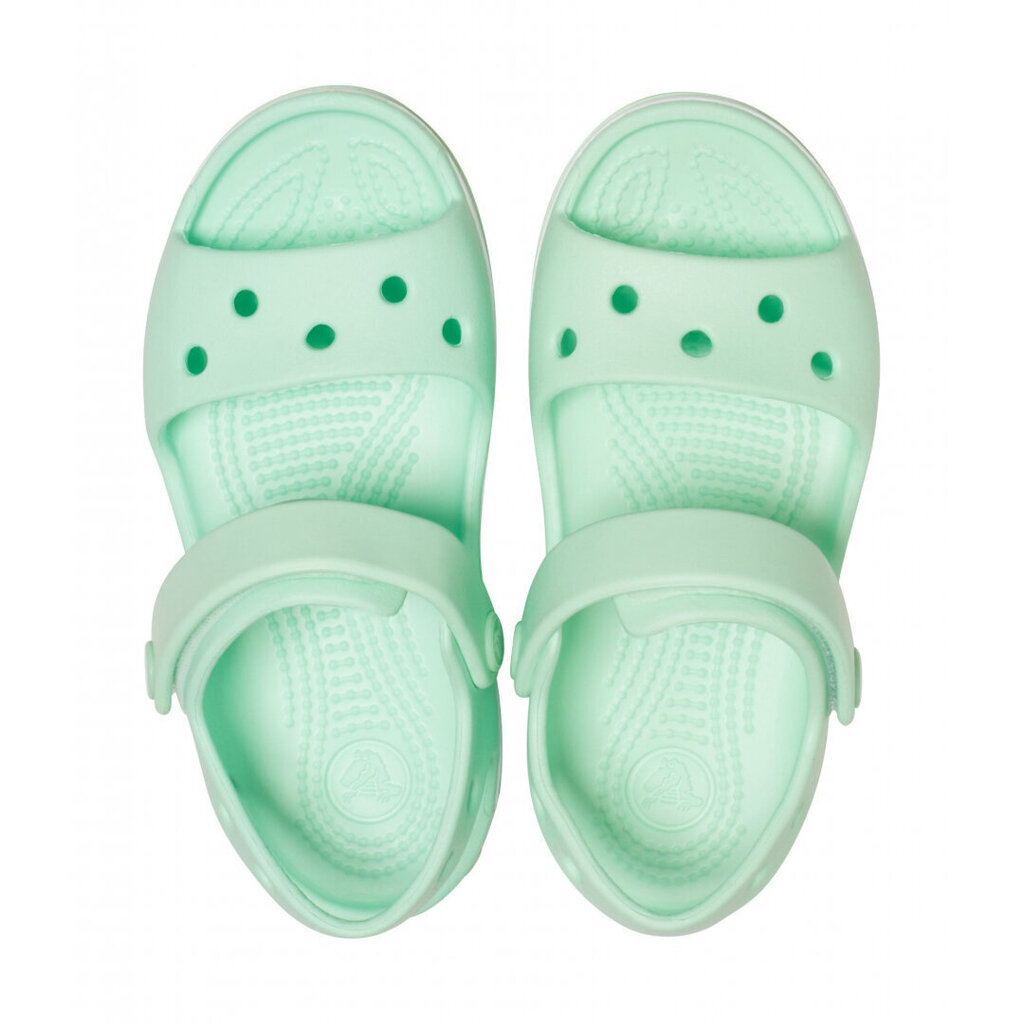 Crocs™ basutės mergaitėms Crocband Sandal Kids, žalios kaina ir informacija | Basutės vaikams | pigu.lt