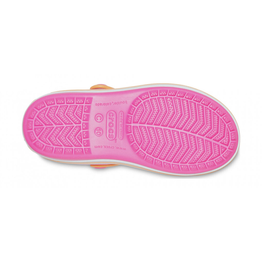 Basutės mergaitėms Crocs™ Crocband Sandal Kids kaina ir informacija | Basutės vaikams | pigu.lt