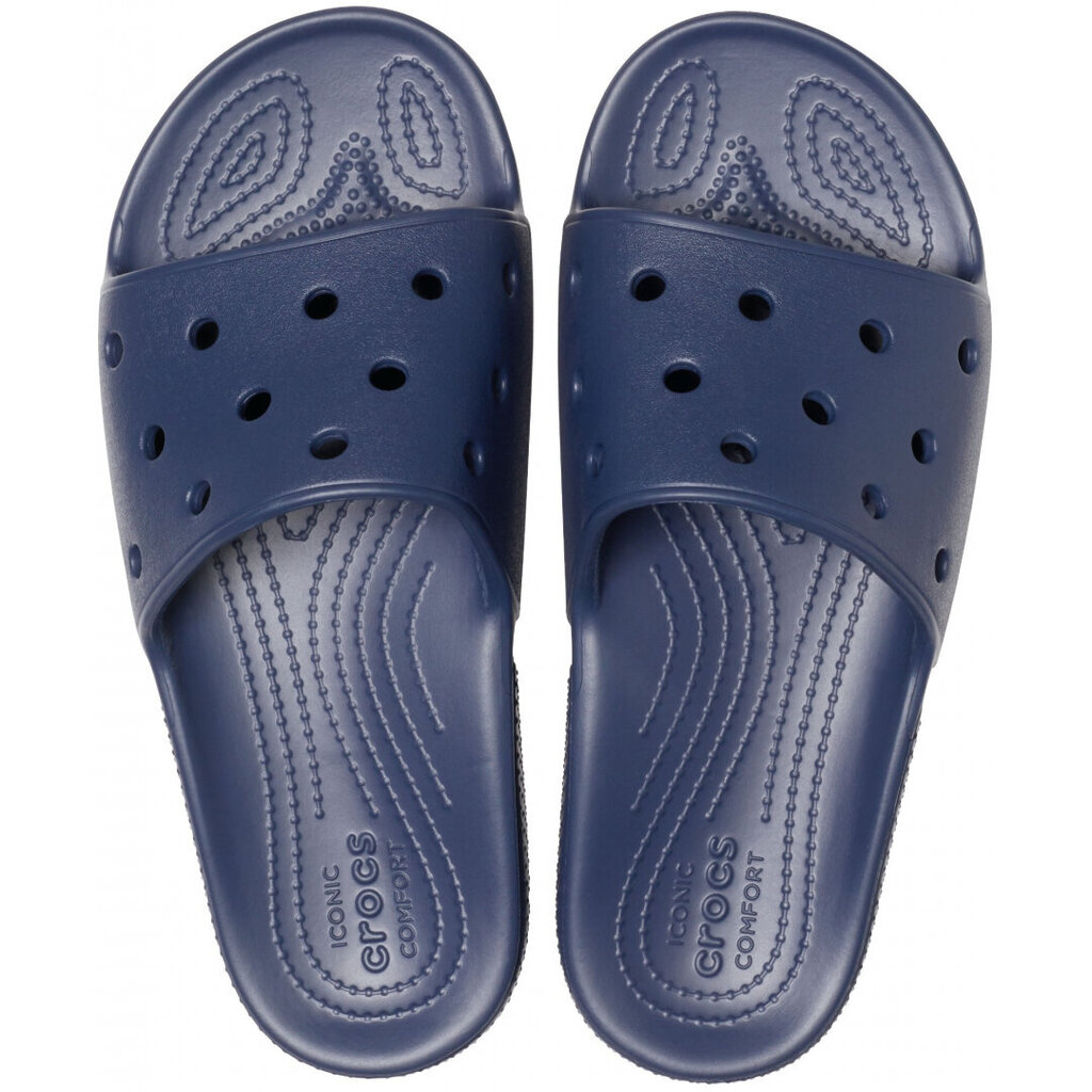 Crocs™ moteriškos šlepetės Classic Slide 206143, mėlynos kaina ir informacija | Šlepetės moterims | pigu.lt