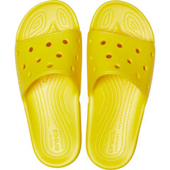 Crocs™ moteriškos šlepetės Classic Slide 206161, geltonos kaina ir informacija | Šlepetės moterims | pigu.lt