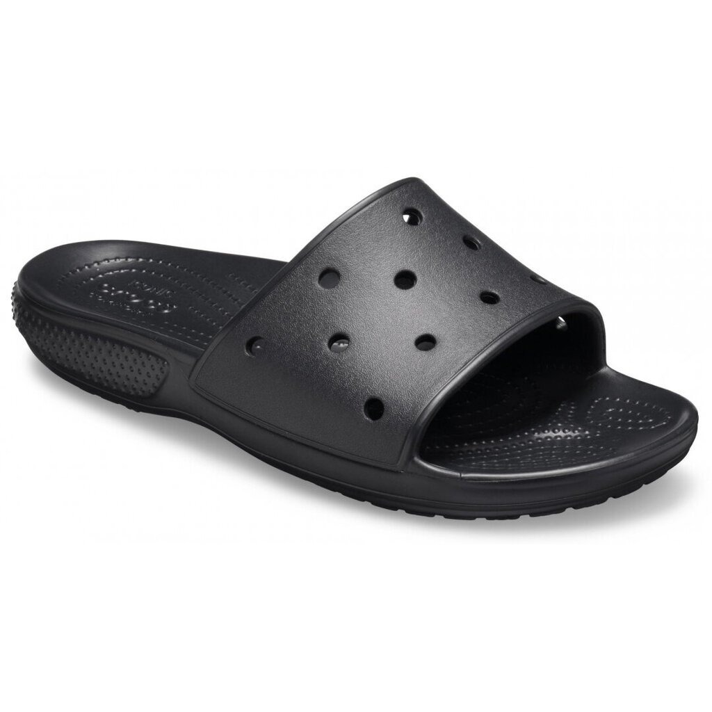 Crocs™ moteriškos šlepetės Classic Slide 206171, juodos kaina ir informacija | Šlepetės moterims | pigu.lt