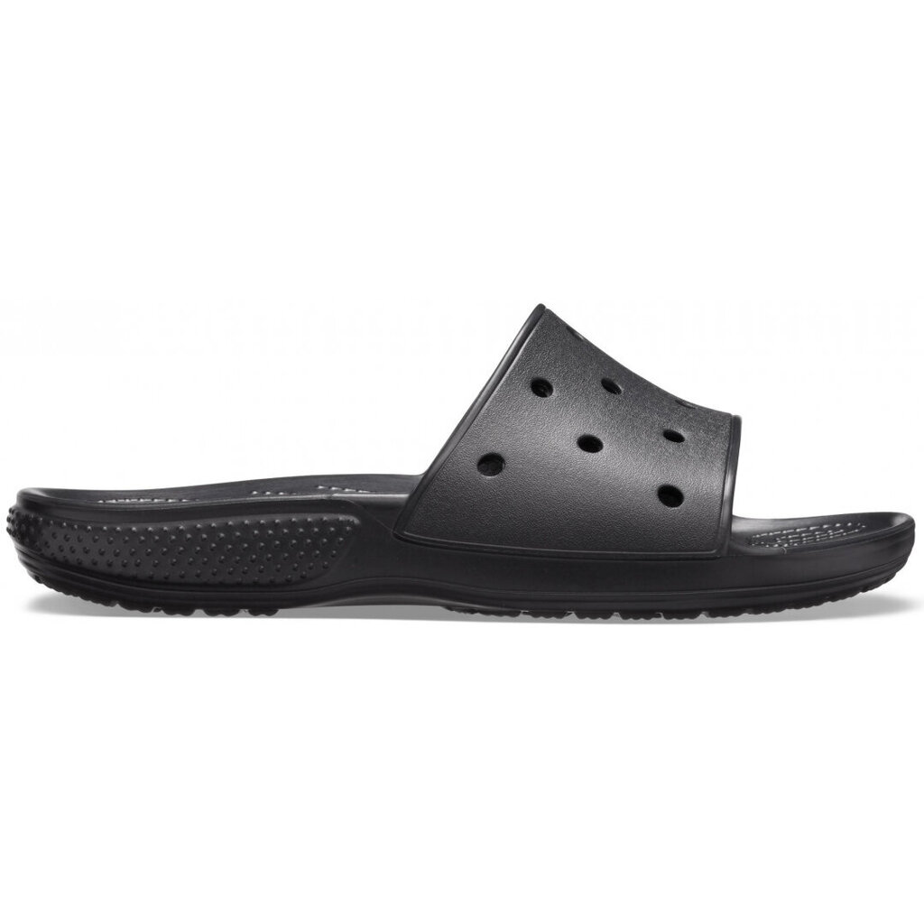 Crocs™ moteriškos šlepetės Classic Slide 206171, juodos kaina ir informacija | Šlepetės moterims | pigu.lt