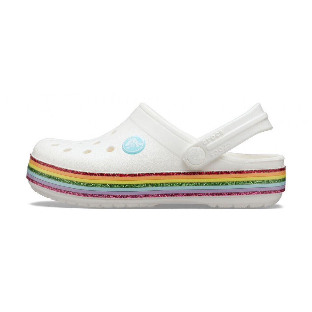 Batai vaikams Crocs™ Crocband Rainbow Glitter Clog Kids kaina ir informacija | Guminės klumpės vaikams | pigu.lt