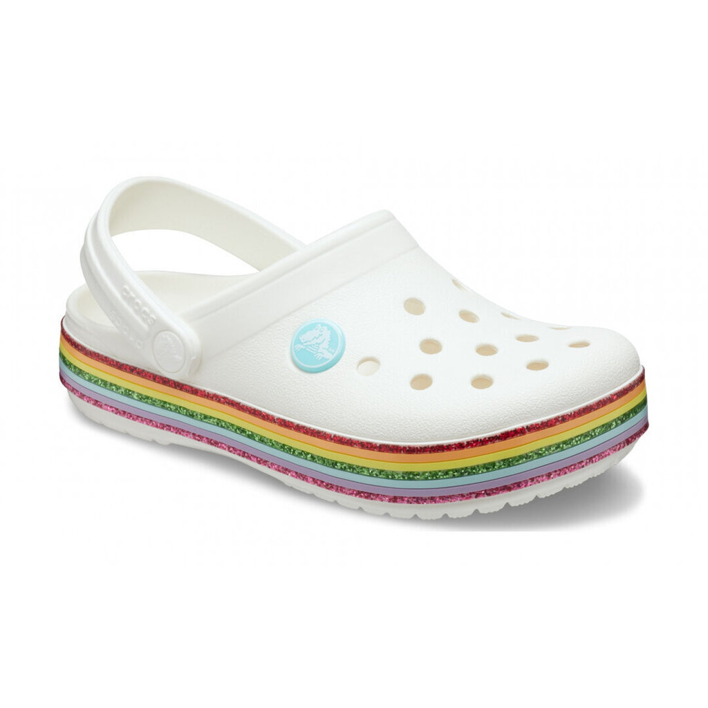 Batai vaikams Crocs™ Crocband Rainbow Glitter Clog Kids kaina ir informacija | Guminės klumpės vaikams | pigu.lt