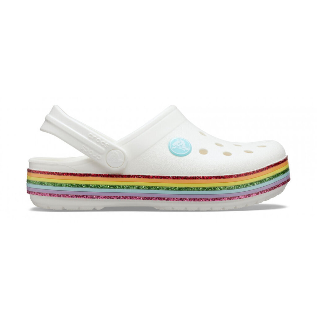 Batai vaikams Crocs™ Crocband Rainbow Glitter Clog Kids kaina ir informacija | Guminės klumpės vaikams | pigu.lt