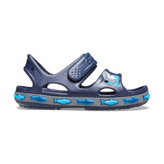 Crocs™ basutės Funlab Shark Band Sandal Kids kaina ir informacija | Basutės vaikams | pigu.lt