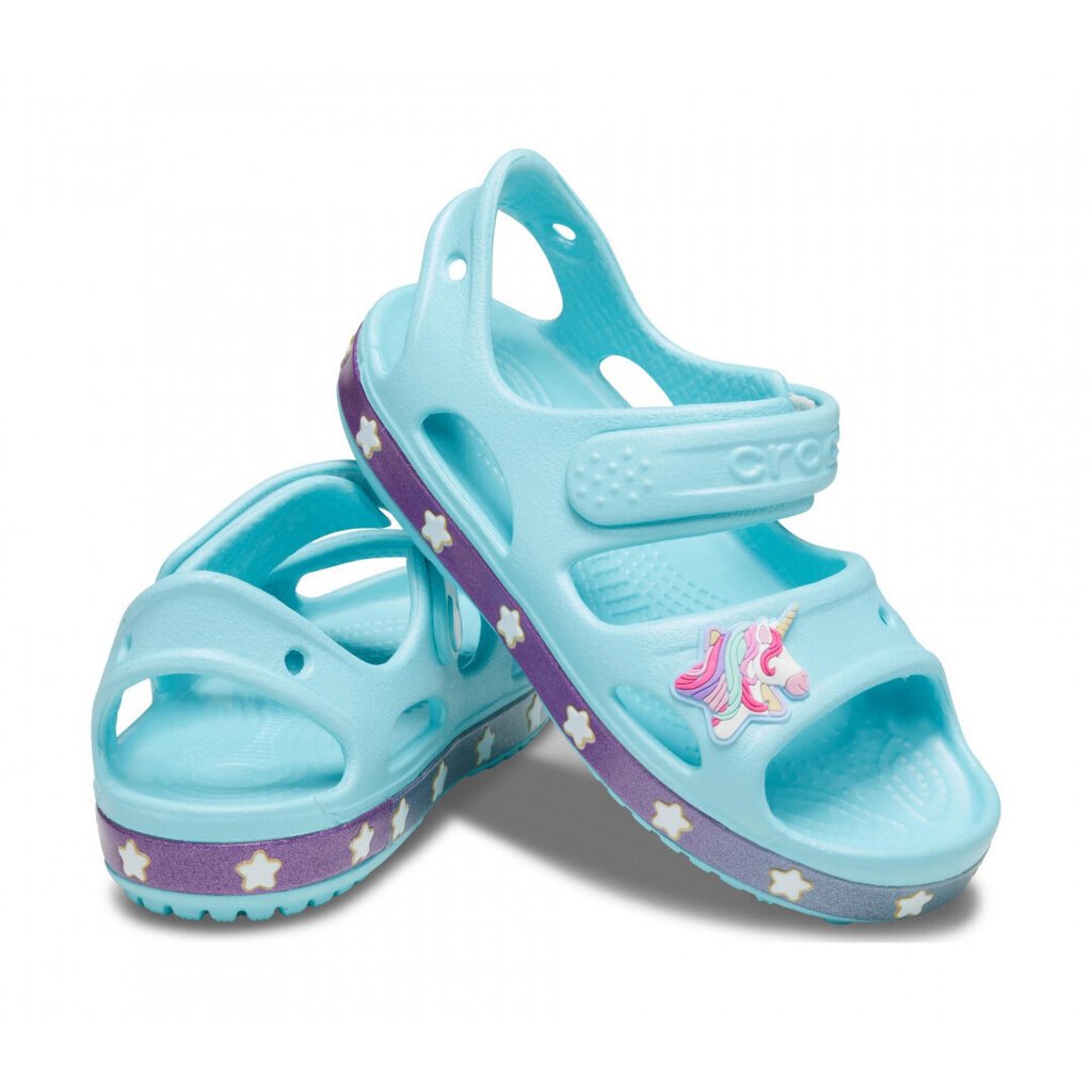 Crocs™ basutės Funlab Unicorn Charm Sandal Kids цена и информация | Basutės vaikams | pigu.lt