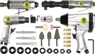 Набор пневматических инструментов Vorel 33 шт. цена и информация | Механические инструменты | pigu.lt